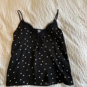 Polka dot slip cami
